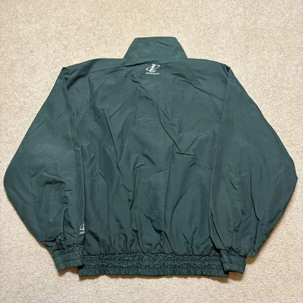 Vtg Green Bay Packers Jacket Medium NFL Football Logo Athletic‎ 90s Windbreaker
